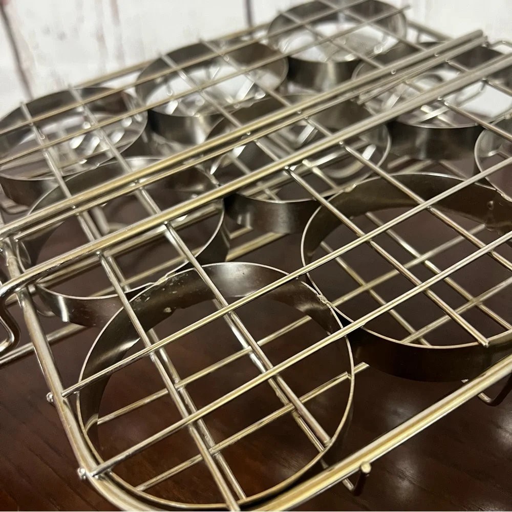 Sur La Table Stainless Steel BBQ Grill Baskets 9 burger sliders 4 corn on a cob